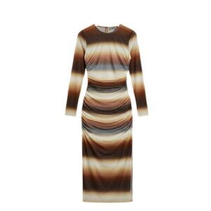 AX Paris Womens/Ladies Ombre Sheer Bodycon Midi Dress / Brown